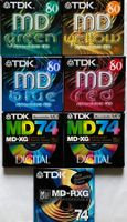 7 TDK Minidisc MD80 + MD74  NEU/OVP
