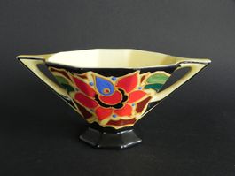 Schöne Schale - Art Deco Design handpainted - Czechoslovakia