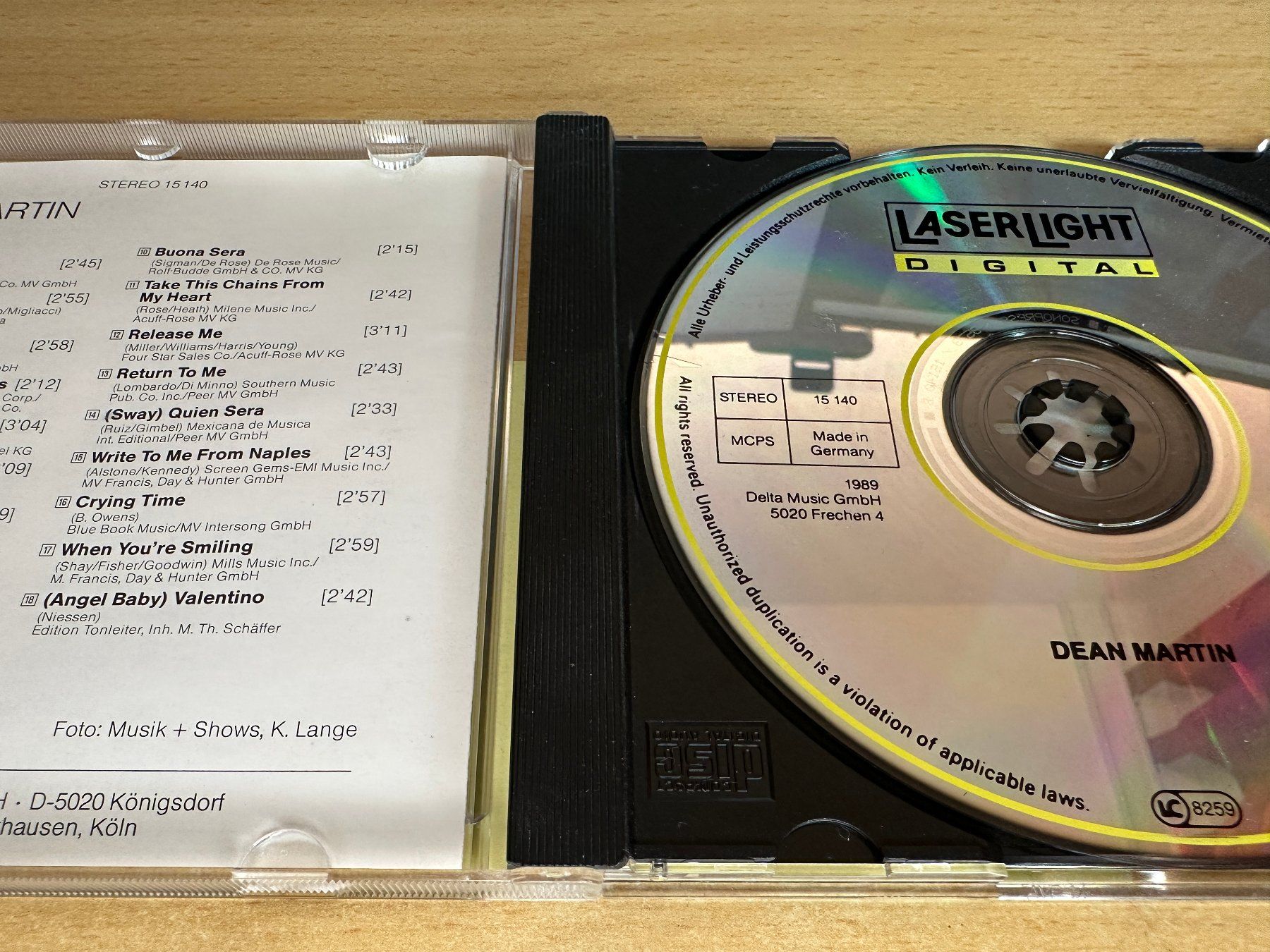 CDs: Dean Martin – Dean Martin – Gebraucht aus Rikon im Tösstal von Alpenmutz 2
