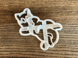 Katze Ausstechform mit Stempel Guetzli Ausstecher Backform