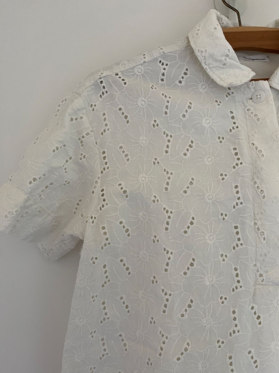 Vestiti: Weisses Sommerkleid Gr. M \ KnowledgeCotton Apparel – Usato da Meggen venduto da Anjsch1990 3