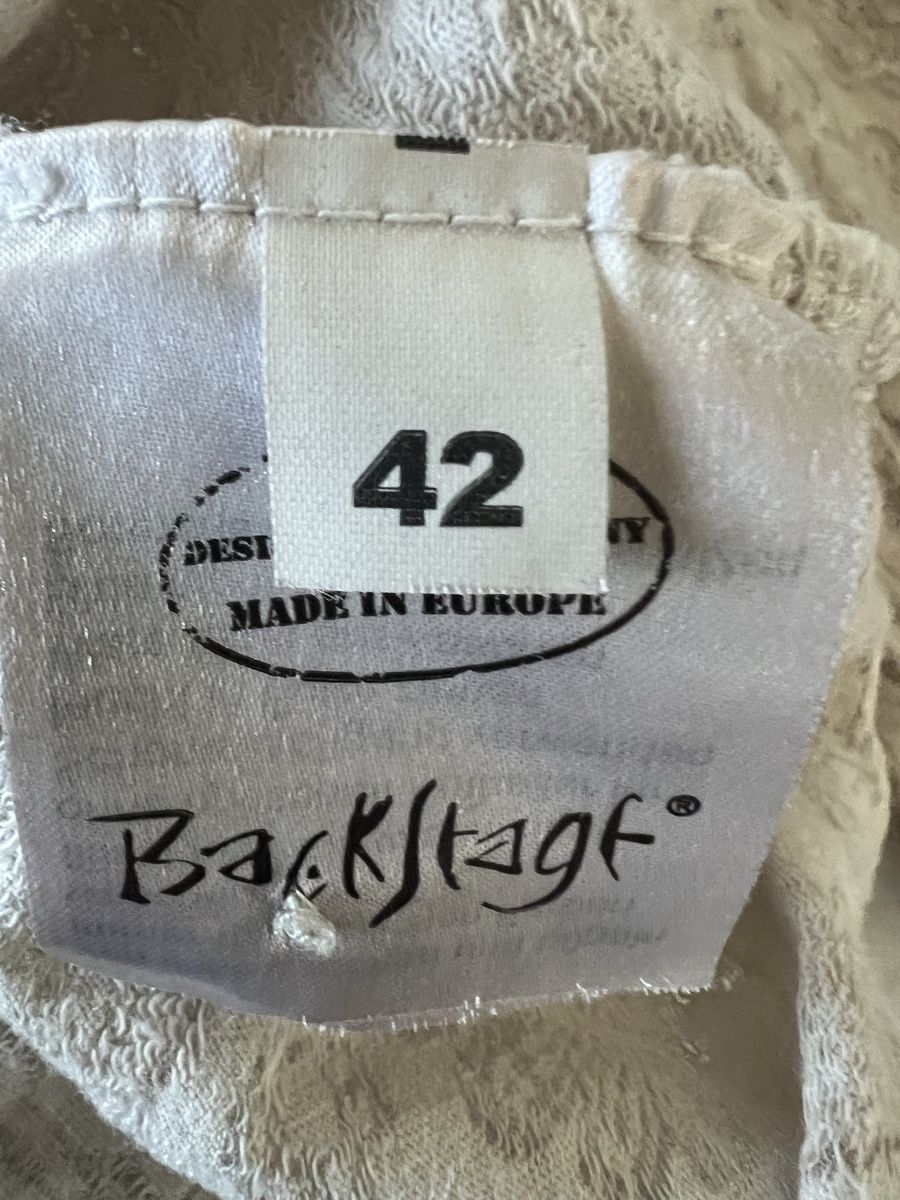 Tuniken: Backstage Tunika, Gr. 38 / 40 M / L beige – Gebraucht aus Langenthal von Alperose_5 9