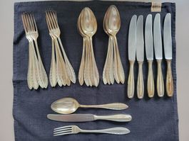 Besteck-Set, versilbert