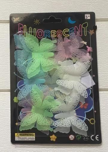 Sticker: Autocollants muraux papillon fluorescent – Nuovo e nell'imballaggio originale da Gurmels venduto da Swisspod 3