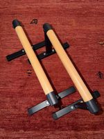 Calisthenics Parallettes / Dip-Barren mit Holzgriffen / 2 St
