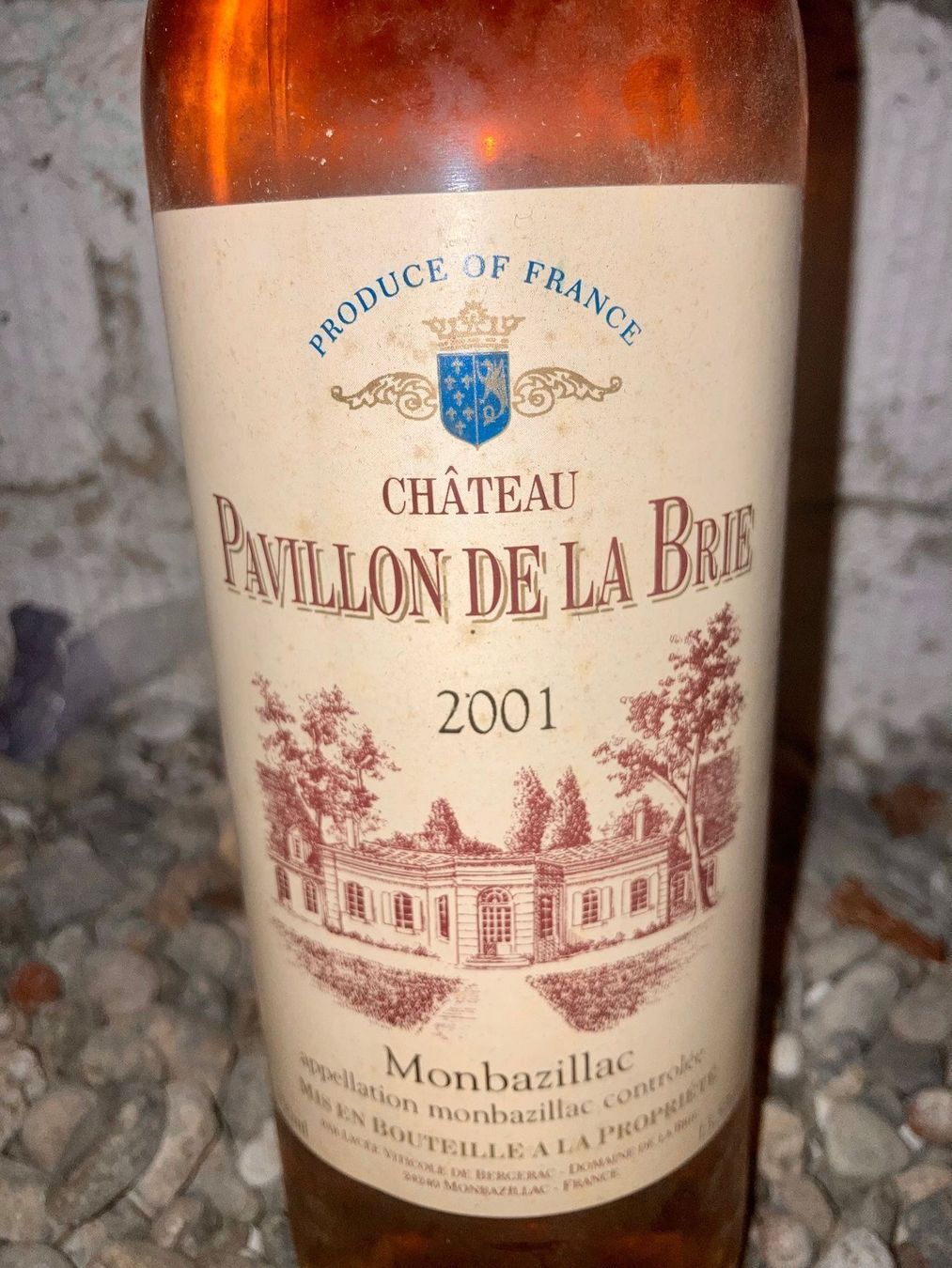 Vino: Château Pavillon de la Brie 2001 – Nuovo e nell'imballaggio originale da Bern venduto da Spomme 3