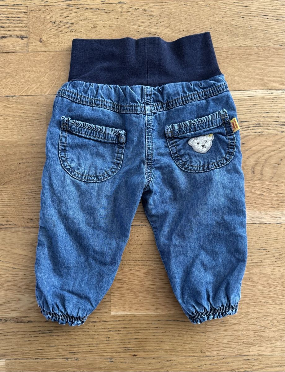 Pantaloni: Steiff Jeans-Hose, Top Zustand, Grösse 74 – Usato da Flumenthal venduto da Krajan 1