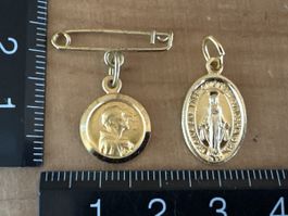 2 Heiligen Anhänger / Modeschmuck