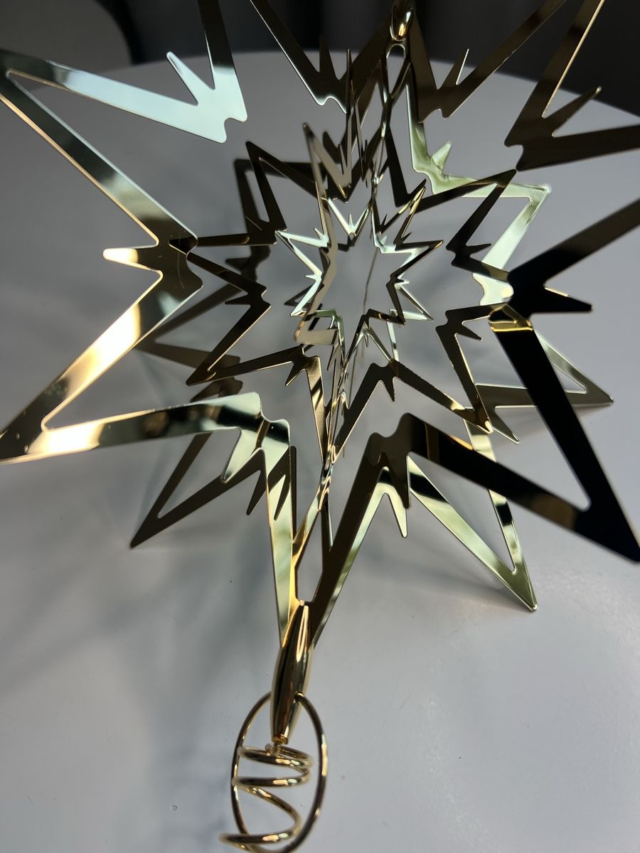 Jensen Tutte le decorazioni: Georg Jensen TOP STAR Tree topper  – Usato da Uerikon venduto da Saffagirl 8