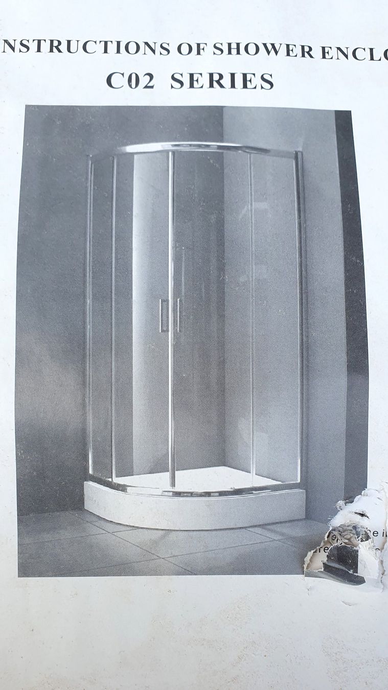 Docce: Dusch- Ecke mit zwei Schiebetüren, Klarglas – Usato da Winterthur venduto da BauTeilLaden2000