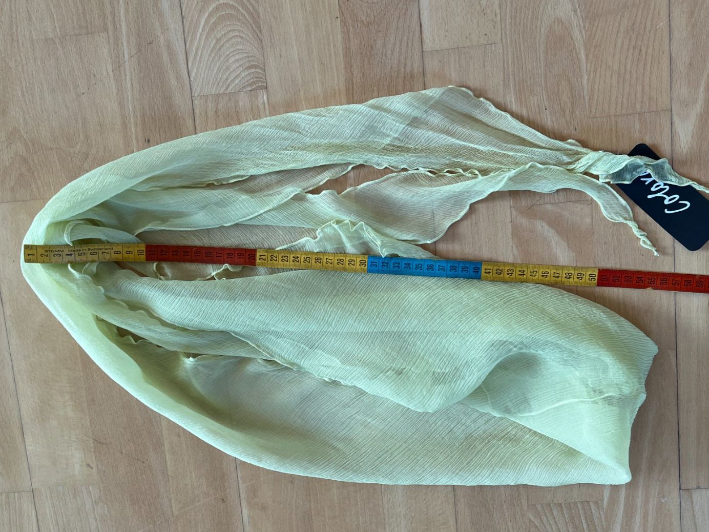 Colora Foulards & écharpes: Colora Schal, 100% Seide, Hellgrün, NEU – Neuf avec emballage d'origine à Worb par farben20zauber 3