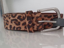 🏷️​ STREET ONE Echtleder-Gürtel (Gr. 85) Leo-Look 🐆