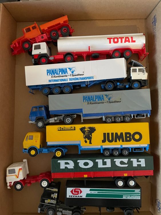 Portapacchi Per Camion In Scala 1:87 - 5 Pezzi Neri - Stampa 3D Per Herpa/Albedo/Wiking
