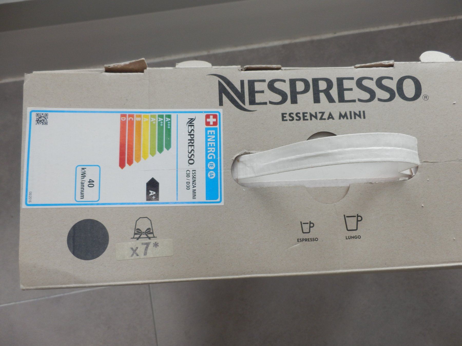 Nespresso Macchine per caffè & Macchine per espresso: Machine Nespresso Essenza Mini noir neuve – Nuovo e nell'imballaggio originale da Apples venduto da Photec18 3