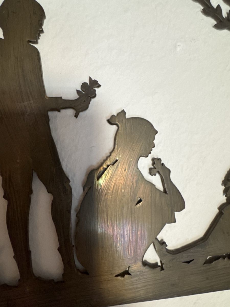 Tutte le decorazioni: Wandbild Scherenschnitt aus Messing älter – Usato da Basel venduto da Joshy03 2