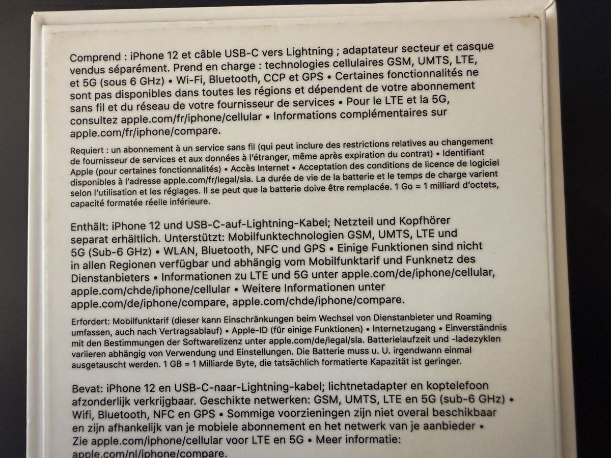 Apple Handys / Smartphones: IPhone 12, Black, 64GB – Gebraucht aus Birmenstorf AG von Pat_roll 4
