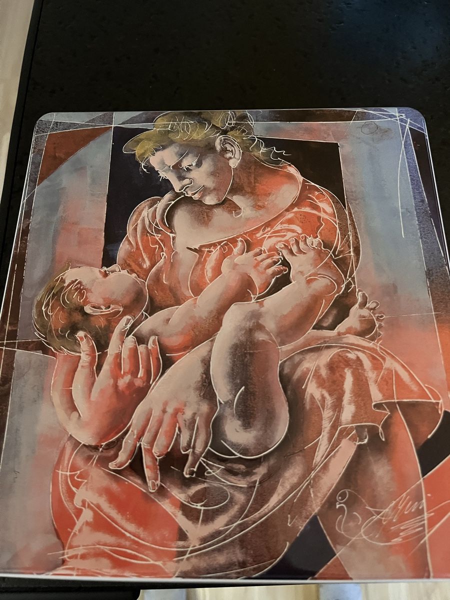 Behälter & Ähnliches: Hans Erni Künstlerdose Wernli Mutter Kind Blechdose Deko – Gebraucht aus Frauenfeld von Babytimmy 3