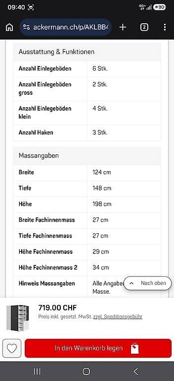 Schränke: Eckkleiderschrank weiss anthrazit – Gebraucht aus Baden von Boomer76 3