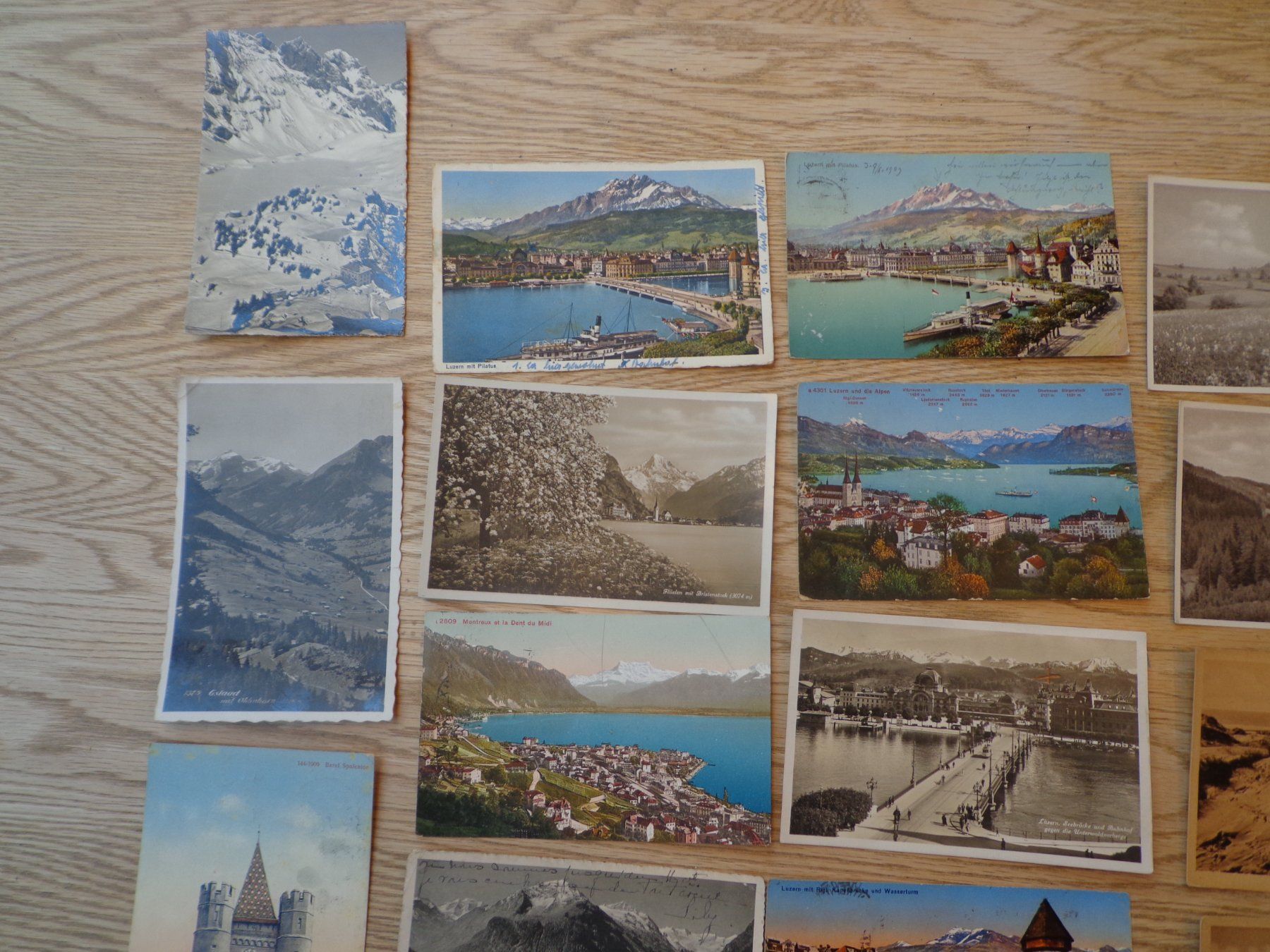 Ansichtskarten: Antike Postkarten Ansichtskarten Schweiz und Div. Sammlung – Gebraucht aus Andeer von Baerenburger 1