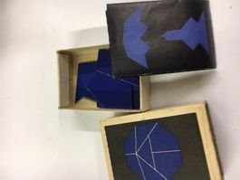 Zündholzschachtel mit Puzzle