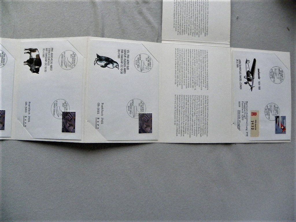 Alle Briefmarken: (133) Pro Aero Jubiläumsflug 1931 - 1981 – Gebraucht aus Schwarzhäusern von Inot3 7