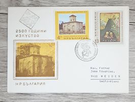 CL06 Enveloppe + Timbre Bulgarie 1966
