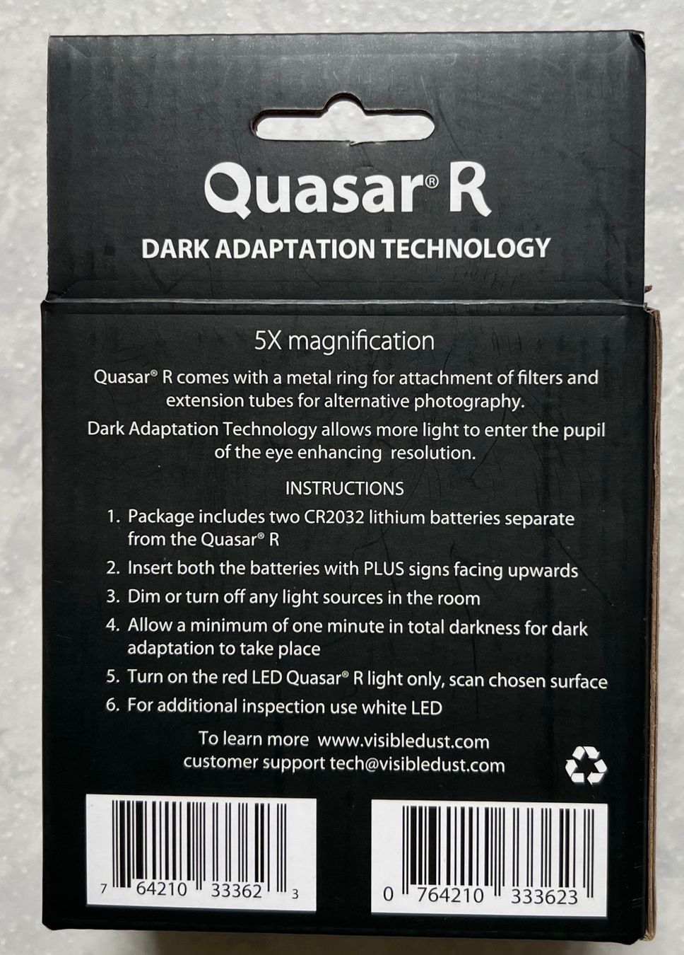 Fotocamera: Visible Dust Quasar R5x Sensor Lupe – Nuovo e nell'imballaggio originale da Münsingen venduto da Omasaki 2
