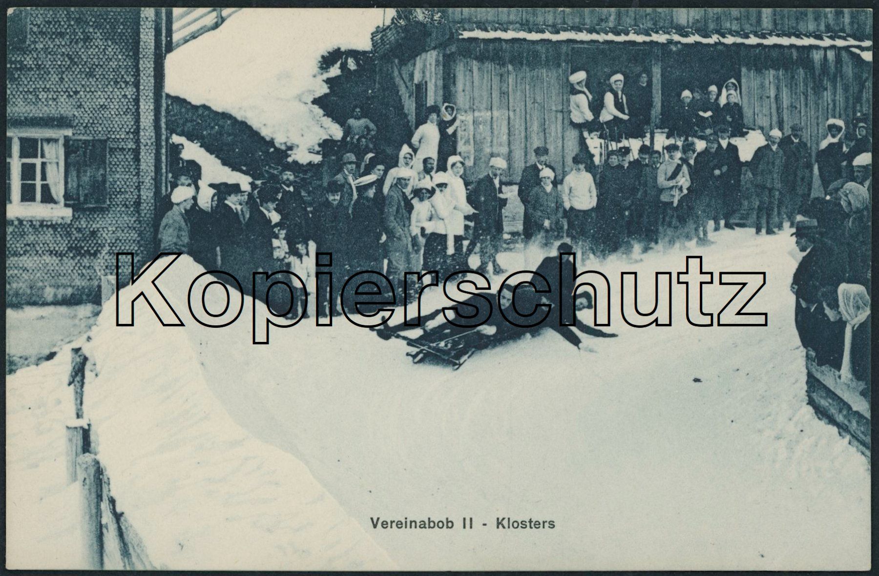 Cartoline postali: GR Klosters - Sport - Bob – Usato da Schindellegi venduto da stationary