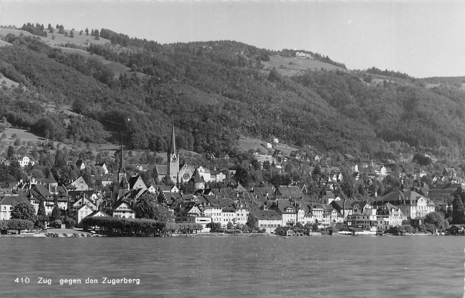 Cartoline postali: 2x Zug gegen Zugerberg – Usato da Ottikon b.Kemptth. venduto da Neptun1974