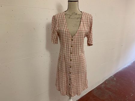 Topshop Kleid rosa/weiss Gr. 36