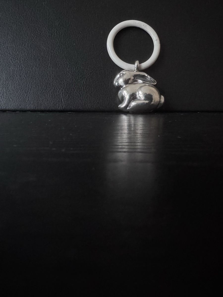 Succhiotti & catenelle porta ciuccio: Jetzler Silber 800 Beissring Hase – Usato da Zürich venduto da 2013tg 1