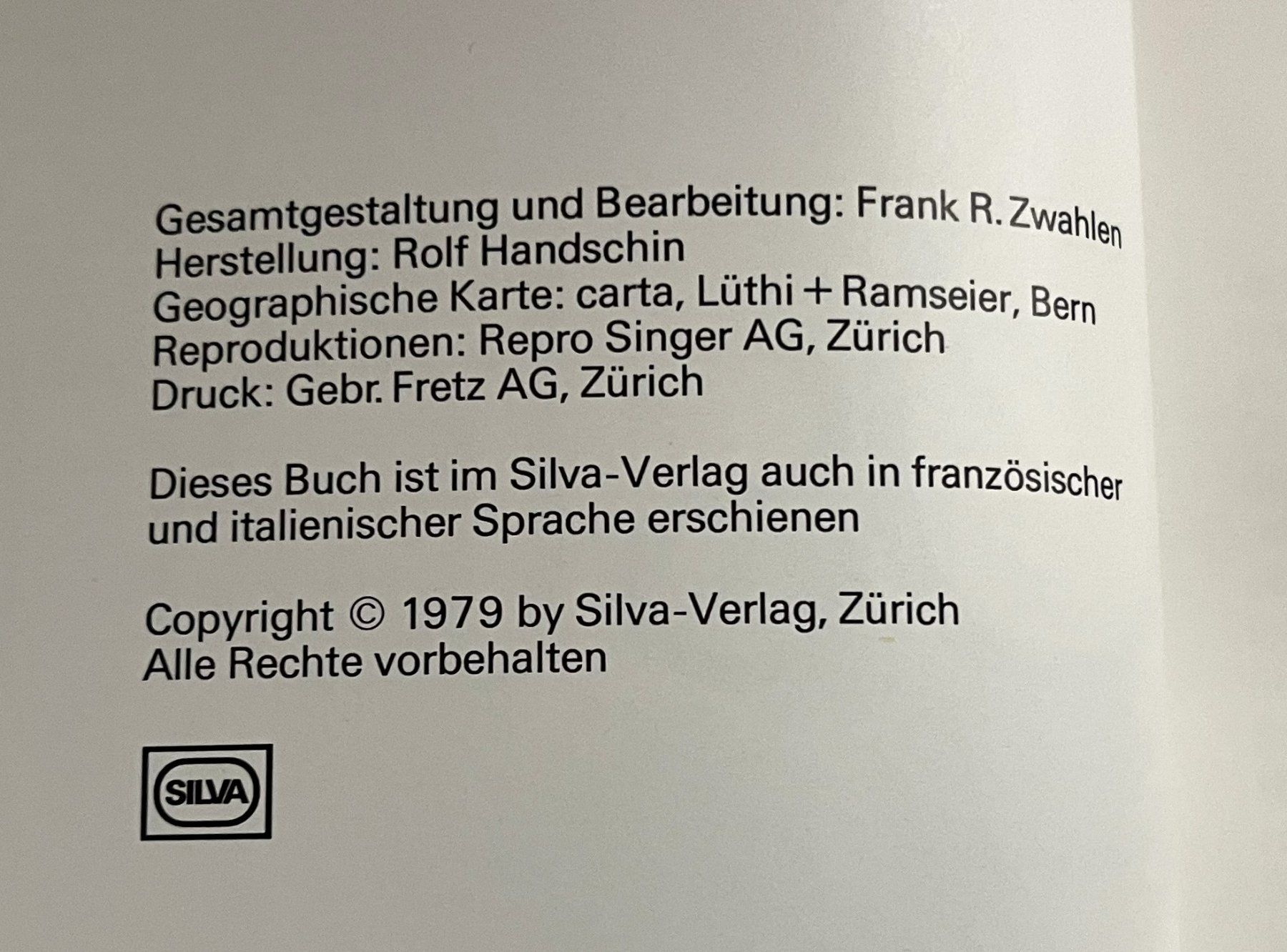 Bücher: Silva Verlag, Österreich, 1979 – Gebraucht aus Oftringen von Vucki 2