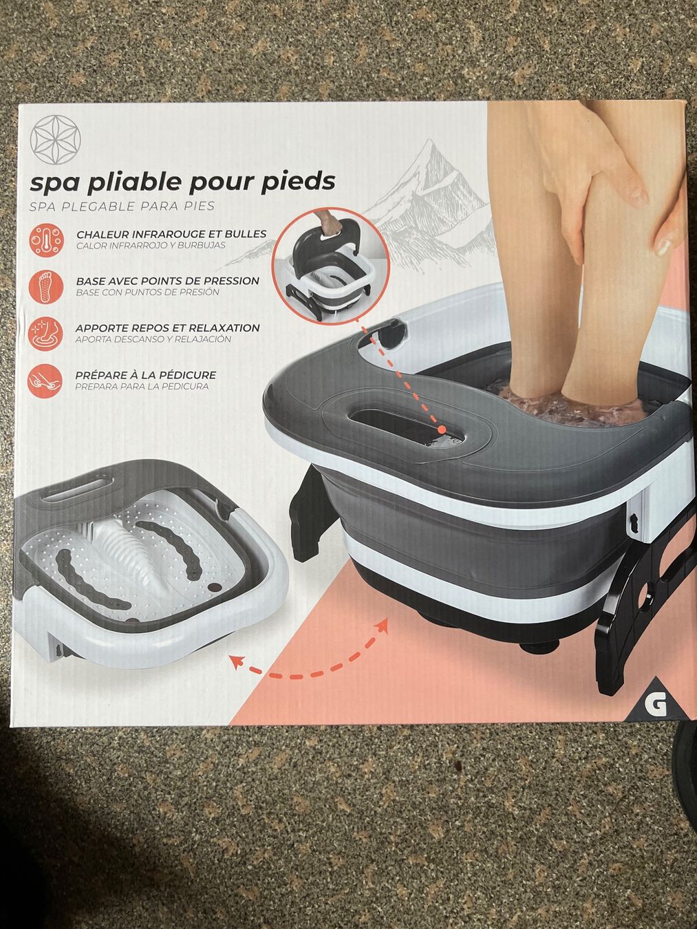 Dispositivi per massaggi: MASSAGE-FUSSBAD – Nuovo e nell'imballaggio originale da Schaffhausen venduto da susiquatro01