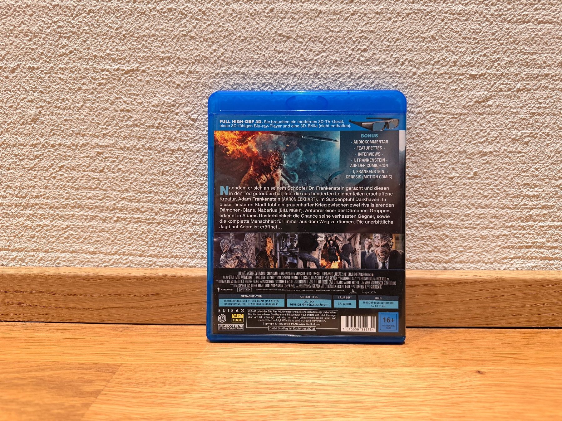 Tutti i DVDs: I, Frankenstein (2014) Blu-Ray – Usato da Reinach BL venduto da Graphix 1