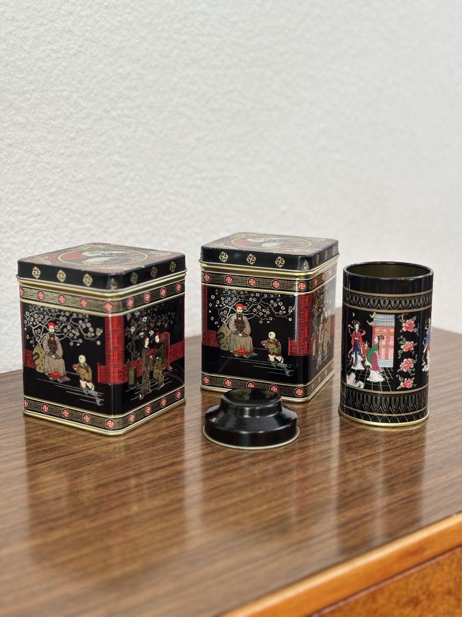 Contenitori & Simili: 3er-Set Teedosen - Japanstil – Usato da Winterthur venduto da JAKU.SPACE 3