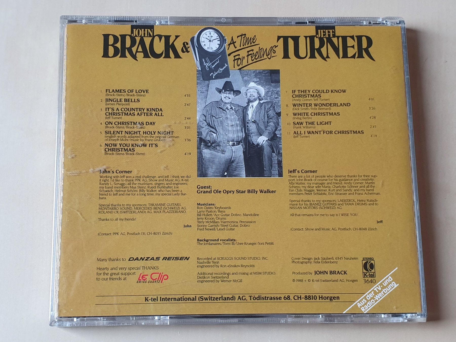 CDs: John Brack & Jeff Turner A Time for Feelings – Gebraucht aus Stansstad von collectorsshop 1