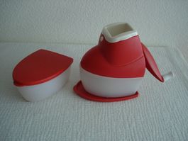 Tupperware Mahl-Chef Käsereibe mit Deckel & Zusatzbehälter