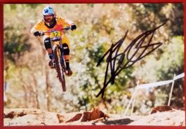 Nick Beer Autogramm signiert Foto 10x15cm Mountainbike