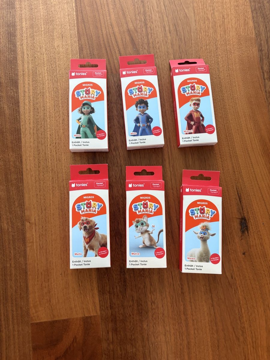 Migros Figuren: Storymania – Neu und originalverpackt aus Schliern b. Köniz von Eitschei76