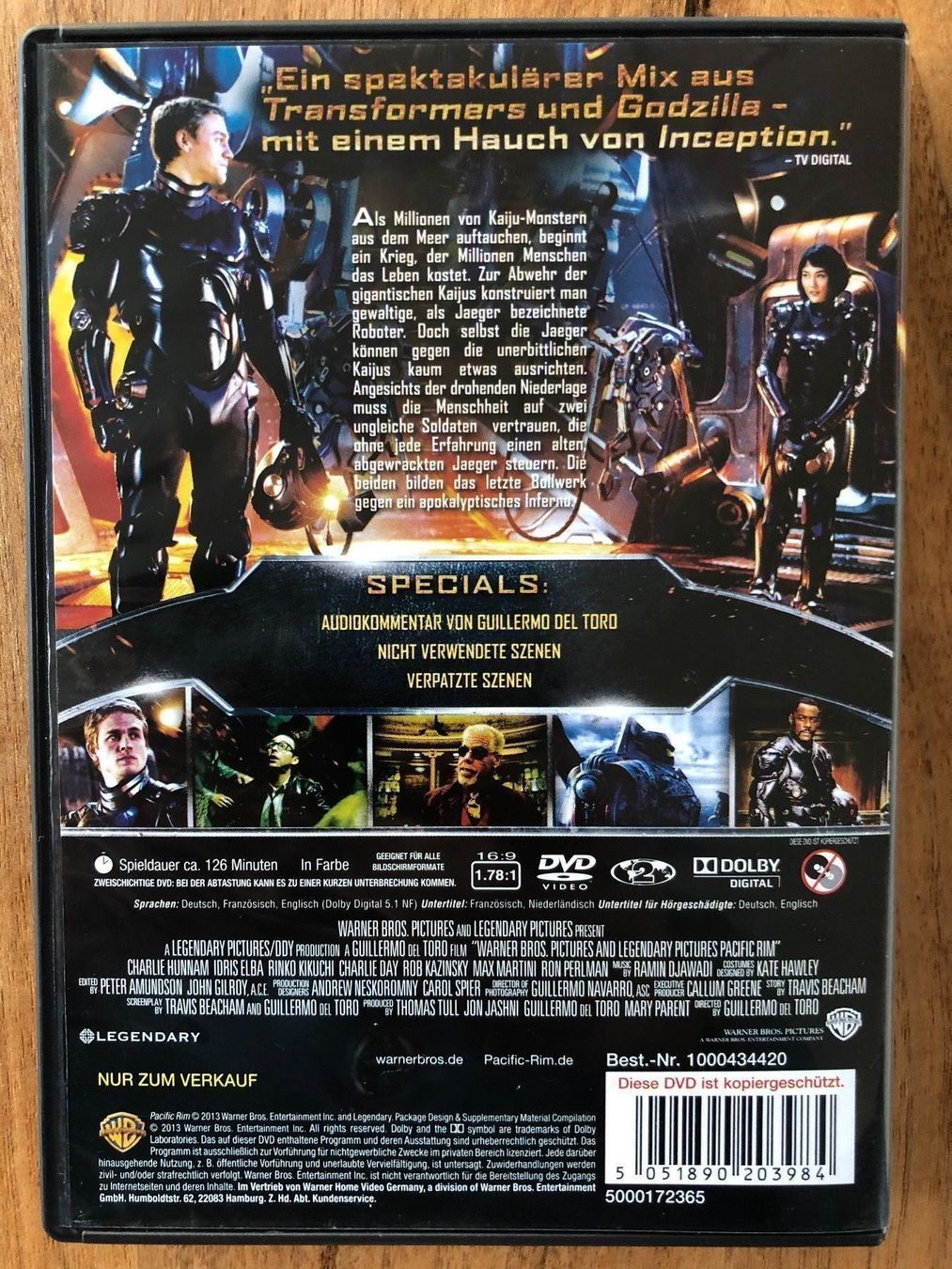 Alle DVDs: DVD Pacifc Rim – Gebraucht aus Belp von brb66 1