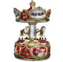Mechanische Spieluhr Karussell 16cm drehend mit Musik