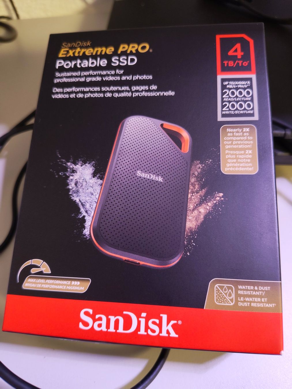 Sandisk Harddisks: Sandisk Extreme PRO Portable | 4TB – Neu und originalverpackt aus Maegenwil von shopping4me