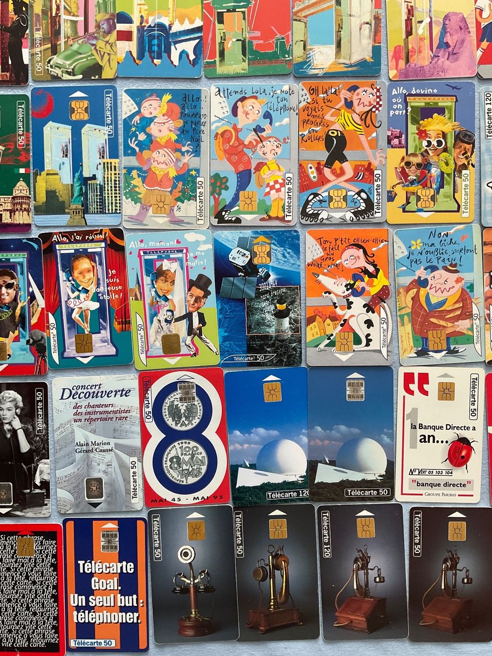 Telefon- & Taxkarten: 121 verschiedene Telefonkarten Frankreich – Gebraucht aus Zürich von Tolima194 6