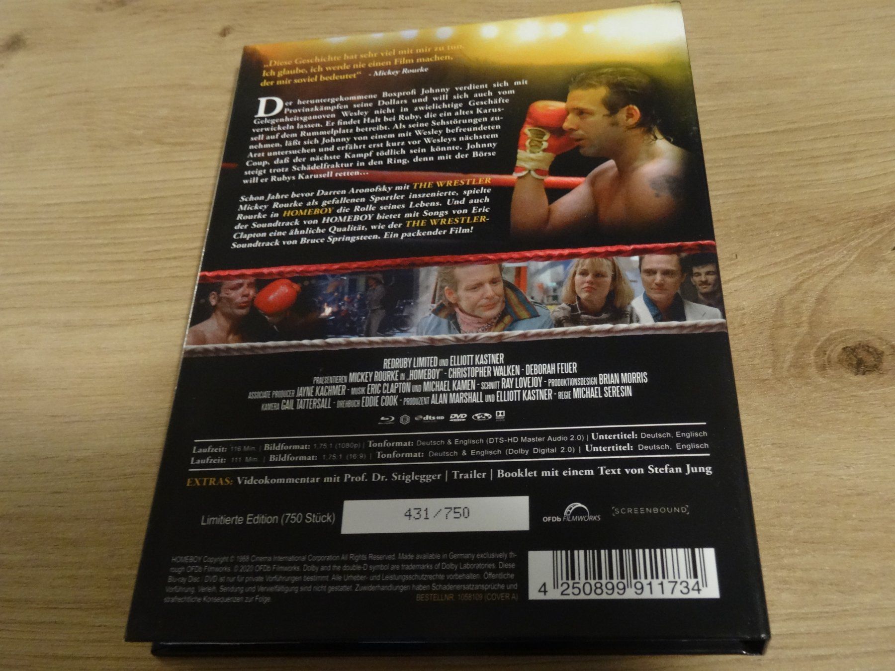 Alle DVDs: Homeboy Blu-ray DVD Mickey Rourke MEDIABOOK – Gebraucht aus Olten von Disc-Verkauf 3