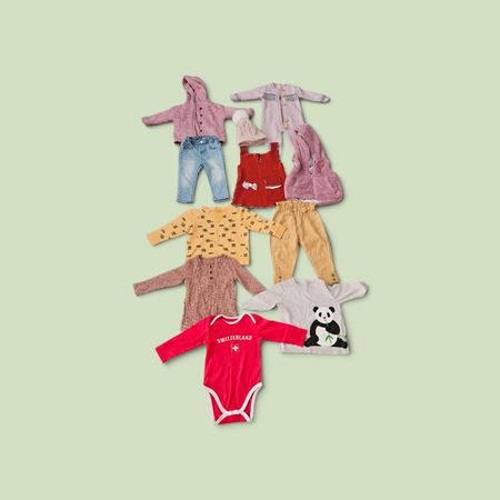 Baby Girls Clothing Bundle Mixed, Cold Season, Size 80-86