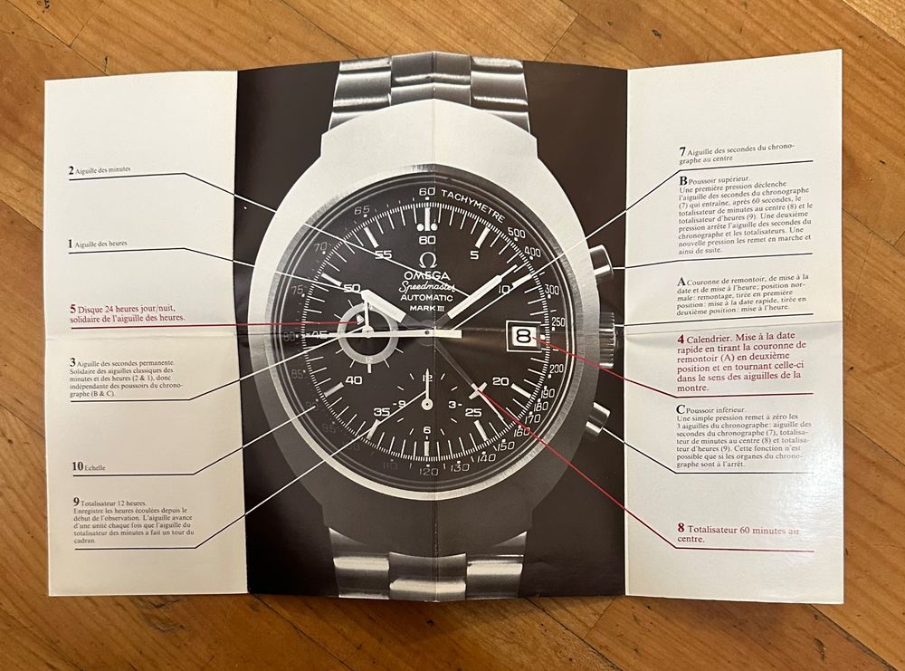 Omega Speedmaster Instructions (Gebraucht) in Tenero für CHF 180 – mit ...