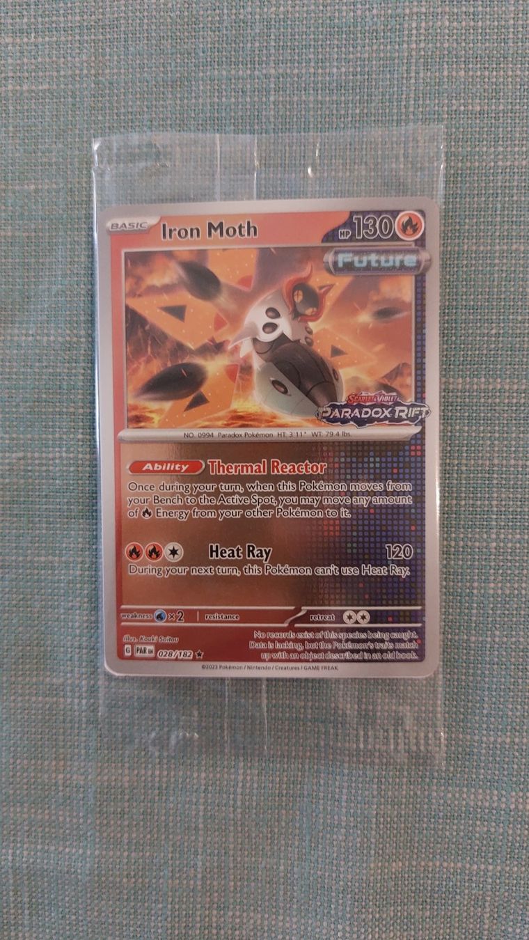 Pokémon Sammelbilder & Trading cards: Iron Moth Paradox Rift stamp sealed – Neu (gemäss Beschreibung) aus Bellinzona von Pagur