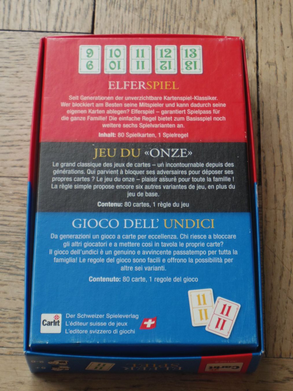Carlit Spiele: Elferspiel – Gebraucht aus Bern von korpuskel 1