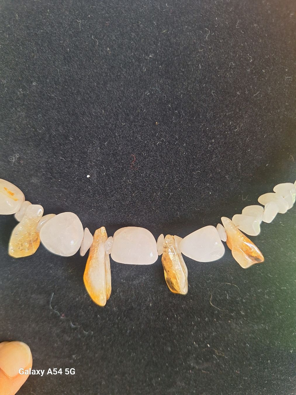 Catenine: Choker mit Quarz und Citrin – Nuovo (secondo la descrizione) da Oberglatt ZH venduto da nat_c6k7 1