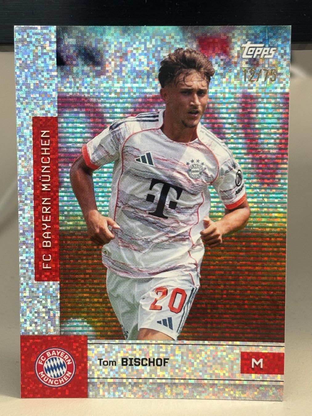 Topps Carte collezionabili: TOM BISCHOF /75 Yellow Static REFRACTOR TOPPS TEAM SET – Nuovo (secondo la descrizione) da Aarberg venduto da gocardz.shop